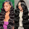 Body Wave Lace Front Wigs Human Hair Pre Plucked 180 Density 26 Inch 13x4 HD