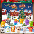 Govetom 2025 Christmas Advent Calendar 24 Days Slow Rising Squishy Multi-color