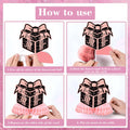 ITHKIRHO 30th Birthday Honeycomb Centerpieces Rose Gold 10 Pcs Decorations