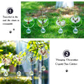 YU FENG 11.8in Dog Angel Crystal Suncatcher Memorial Rainbow Bridge