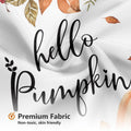 MEHOFOND Fall Pumpkin Watercolor Shower Curtain 72x72 Inch Waterproof Hooks