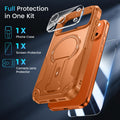 1 For Iphone 17 Pro Case [ Magsafe] [Invisible Kickstand] [Hd Screen Protector]