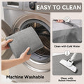 YDKGL Kitchen Rug Mat Non Slip Washable Gray Braided 17x47