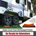 SECURITYMAN Camper Levelers 2-Pack Kit - Premium Anti Slip and Easy to Use RV