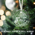 Vorruil Expecting Baby Pregnancy Announcement Heart Glass Ornament 1 Pc