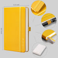 To Do List Notepad, 6.6x3.8" Daily Planner, Hourly Appointment Book, Yellow