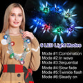 Set of 3 Christmas Necklaces, Tinsel, Garland, Stars & Lights, Party Favors