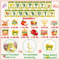Sukkot Decorations Hanging Swirls Happy Sukkot Banner Ceiling Decor