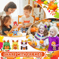 Blueweenly Thanksgiving Mini Plush Toys Pumpkin Maple 12 Pcs 2.76-3.15in