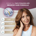 PUREHEALTH RESEARCH ReGrow - Hair Growth Vitamins - with Saw Palmetto, Biotin, Collagen, Zinc, Iron, Iodine, Selenium & More - Hair Supplements for Women & Men - 60 Capsules