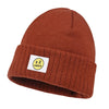 XMMAXFLOW Thick Knitted Winter Beanie Hat Cuffed Skull Cap Dark Orange