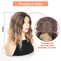 Maforsoon Wigs for Women Short Wave Synthetic Curly Wig 14inch