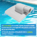ARU P58PP1955W05 Vacuum Plate Adapter for Summer Waves Polygroup Skimmer Pump
