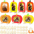 Geelin 24 Pack Wooden Pumpkin Picture Frame DIY Crafts 5.5x7.48 inches