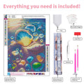 GEEHEIY 5D Seashell Diamond Art Kit for Adults, 12x16 Inch, Art Deco Style