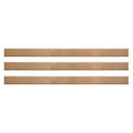 Merola Stick Copper 3/8 x 5 3/4 Inch Stainless Over Porcelain Wall Trim 3 Pcs