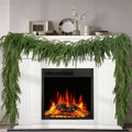 Christmas Norfolk Pine Garland Artificial Greenery Mantle Fireplace Decor 6FT