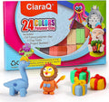 CiaraQ Polymer Clay Kit Mini Modeling Set 24 Colors for Kids Beginners Artist