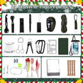 GiftSketch Survival Kit Advent Calendar 2025 24 Days Outdoor Camping Black