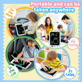 Genialba 2 Pack LCD Writing Tablet Kids Colorful Screen Pink & Blue