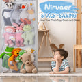 Stuffed Animal Storage, Plus Size Over The Door Organizer Storage Pocket (White)