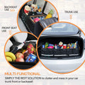 Large Trunk Organizer With Built-in Leakproof Cooler Bag, 2 Tie-Down Straps