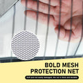 Downhill Front Hood Grille Protection Mesh 2PCS 41.33x31.49in Black