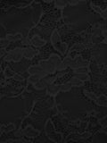 REORIA Women's Lace Bustier Crop Tank Top Black Size XL