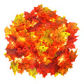 Feybxla 2 Pack Maple Leaf String Lights 20ft 60 LED Multicolor Waterproof