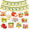 Sukkot Decorations Hanging Swirls Happy Sukkot Banner Ceiling Decor