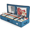 Wrapping Paper Organizer Storage Containers, w/ Pockets - Rolls, Ribbons, & Bows