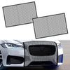 Downhill Front Hood Grille Protection Mesh 2PCS 41.33x31.49in Black