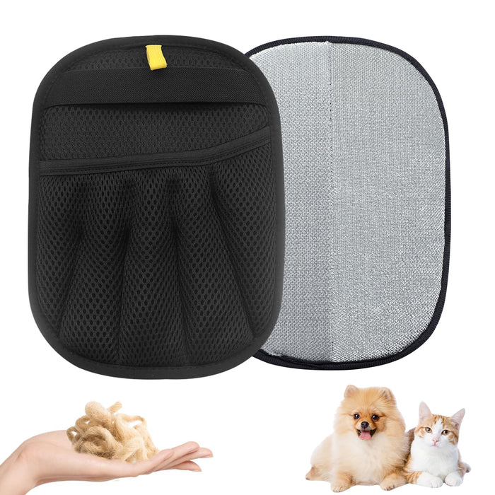 JJpopo Pet Hair Remover Gloves Reusable Grooming Tool for Cats & Dogs 1 Pc