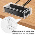 CaSZLUTION Docking Station Mount Clear for Dell D3100 Dock Holder