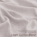 Aersas Champagne Linen Curtains 52x108in 2 Panels Grommet Light Filtering