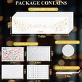 Mity Rain Face Glitter Gems Stickers 10 Sheets Star Freckles Single Pattern