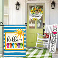 Shuitouk 3 Ply Summer Garden Flag 12x18 Inch Double Sided Outdoor Decor