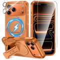 1 For Iphone 17 Pro Case [ Magsafe] [Invisible Kickstand] [Hd Screen Protector]