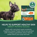 Healthfuls Sweet Potato Slices Dog Treats Grain Free Limited Ingredient 16 oz