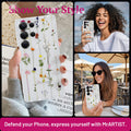 MrARTIST Samsung Galaxy S25 Plus Case Floral Line Flower TPU Cover
