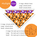 Raisingwell Dog Bandana Halloween N.Helloween 1 Pack Size Large