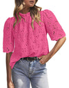 BETTE BOUTIK Womens Flowy Summer Tunic Top Bright Pink Size XL