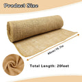 Medoore Natural Burlap Tree Protector Wraps 7.8"x9.8' 4 Rolls Jute