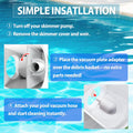 ARU P58PP1955W05 Vacuum Plate Adapter for Summer Waves Polygroup Skimmer Pump