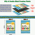 Shuitouk 3 Ply Summer Garden Flag 12x18 Inch Double Sided Outdoor Decor