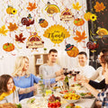 Blulu Thanksgiving Hanging Swirls Decorations Turkey Pumpkin Maple 30 Count