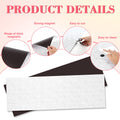 AUECOOME Magnetic Locker Wallpaper Sheet 12x36 Black Square 2pcs Pink Love