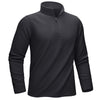 KEFITEVD Men's Quarter Zip Sweatshirt Thermal Fleece Pullover Black Size M