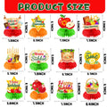 Gexlaju Sukkot Decorations Honeycomb Centerpieces 12pcs Red Yellow Paper