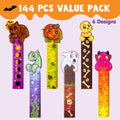 JOYIN Halloween Bookmark Rulers 144 PCS 6 Designs Party Favor Pack